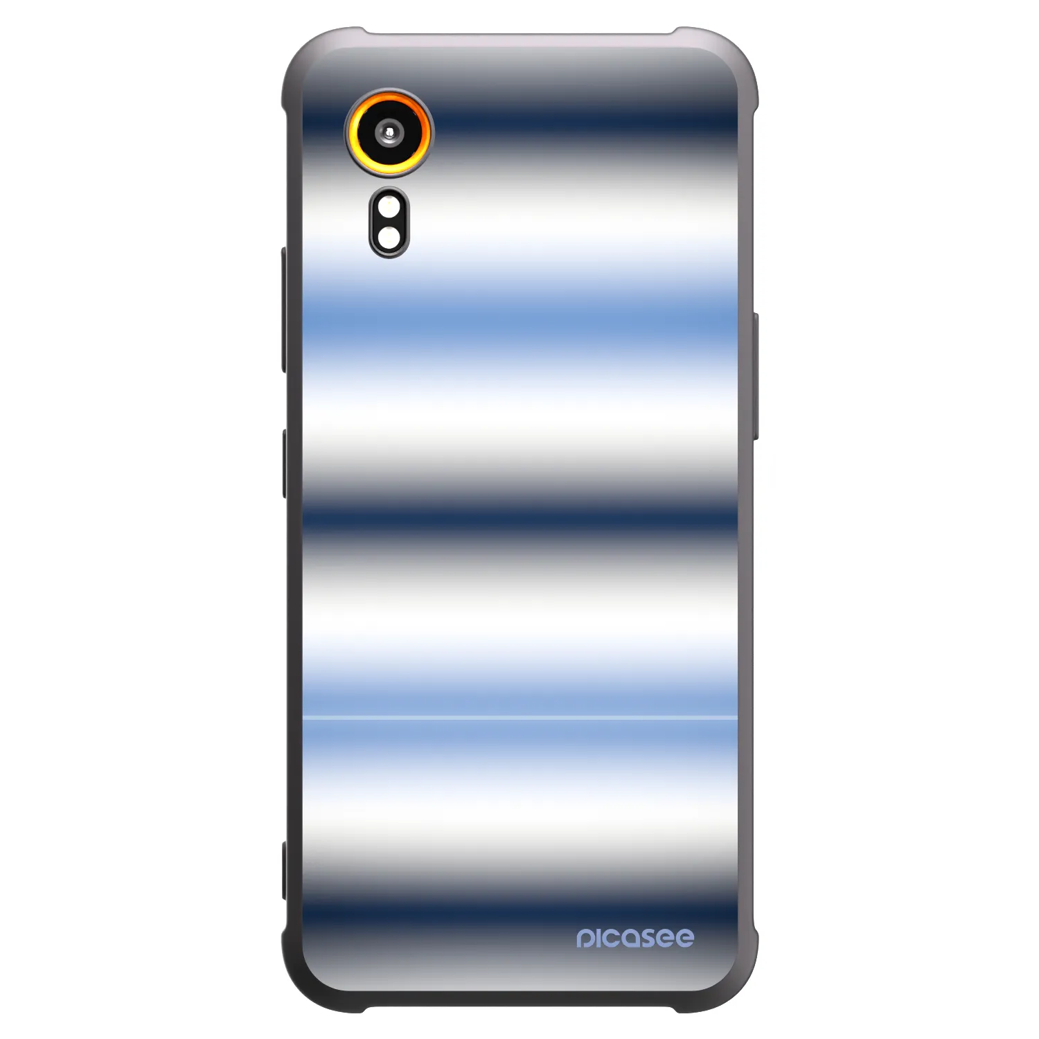 Picasee silikonový černý obal pro Samsung Galaxy Xcover 7 - Static Lines