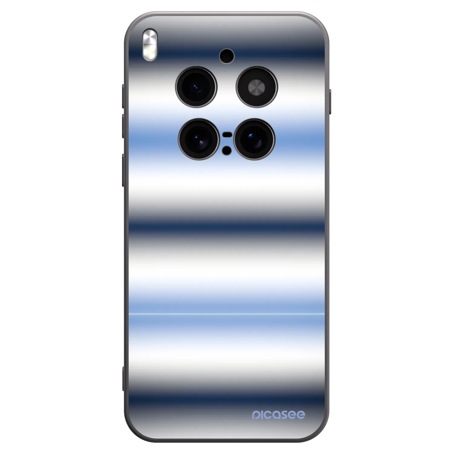 Picasee silikonový černý obal pro Vivo X300 Pro - Static Lines