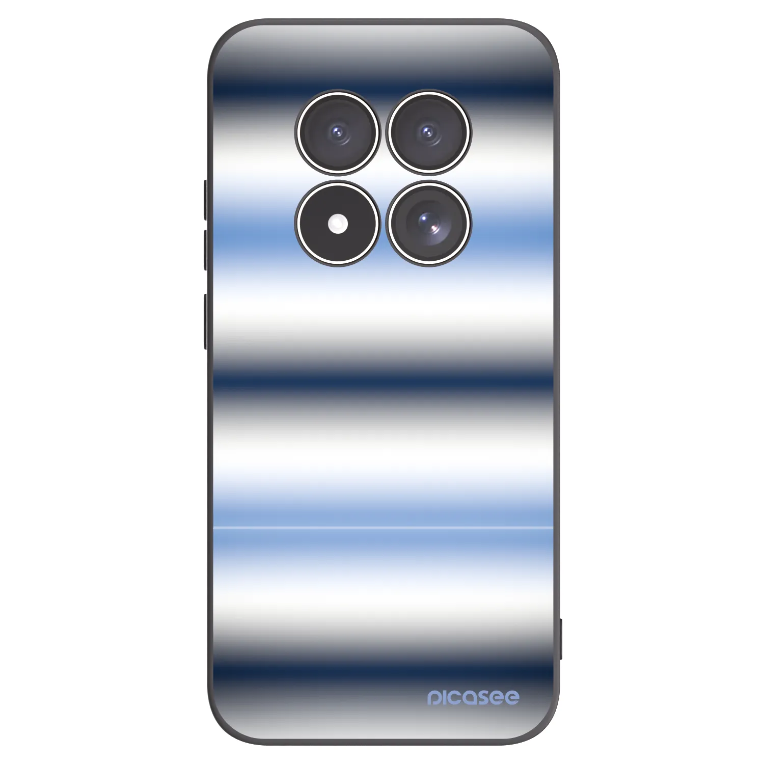 Picasee silikonový černý obal pro Xiaomi Redmi Note 15 Pro 5G - Static Lines