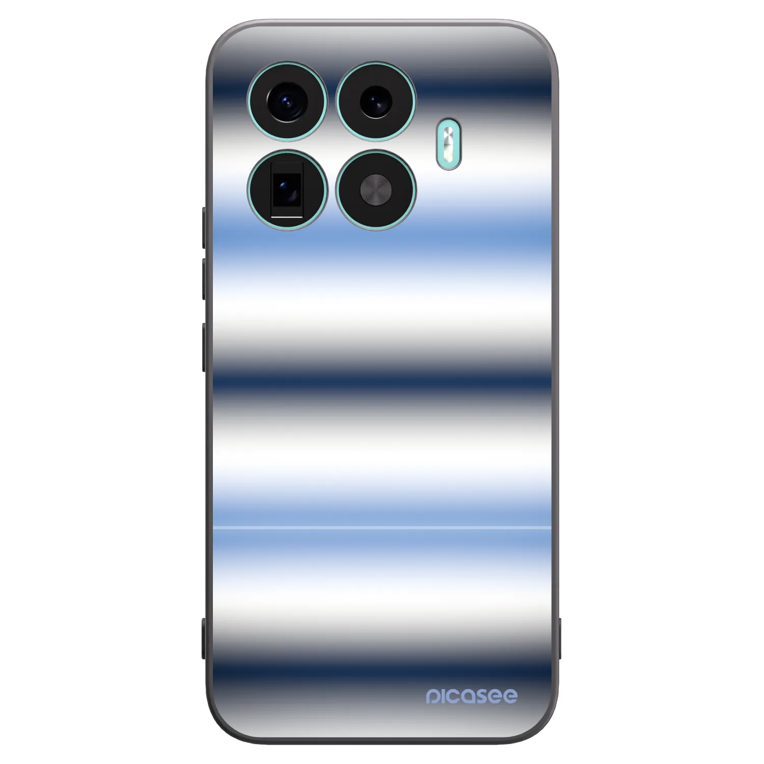 Picasee silikonový černý obal pro Xiaomi 17T Pro - Static Lines
