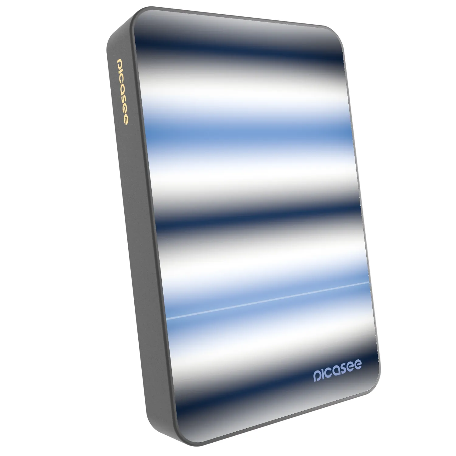 Picasee Powerbanka s MagSafe 10 000 mAh Šedá - Static Lines