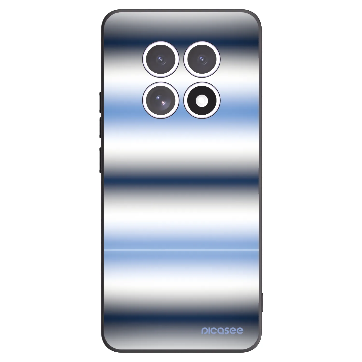 Picasee silikonový černý obal pro Xiaomi Redmi Note 15 5G - Static Lines