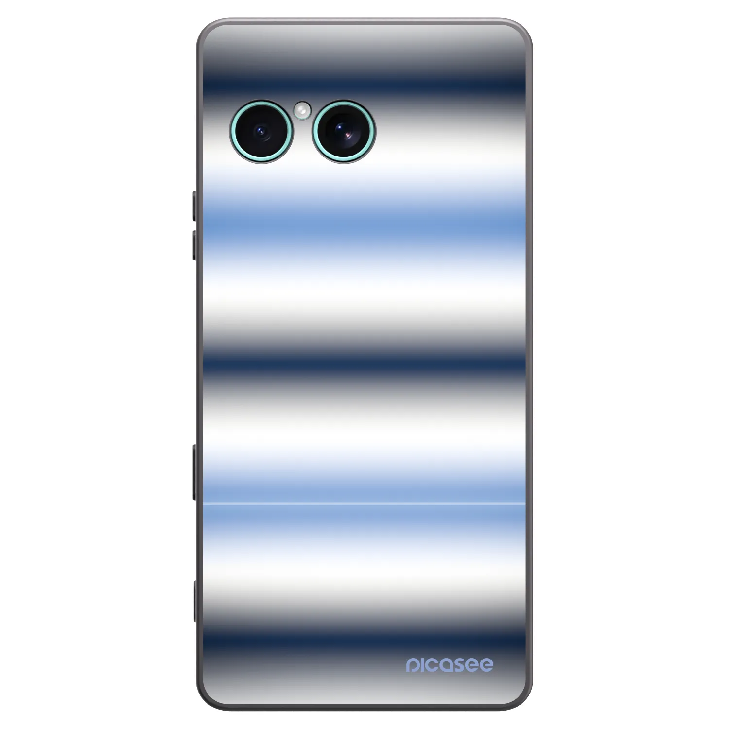 Picasee silikonový černý obal pro Sony Xperia 10 VII - Static Lines