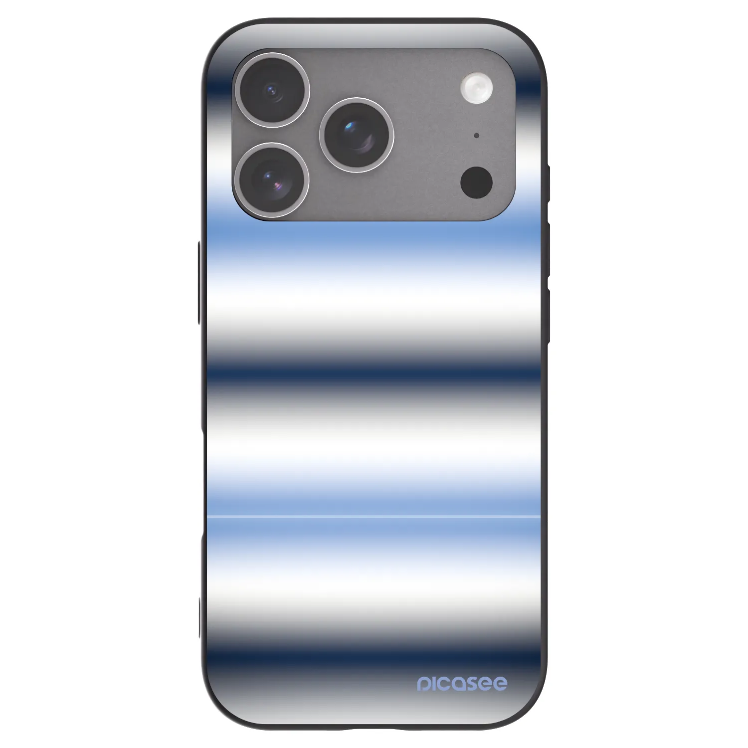 Picasee silikonový černý obal pro Apple iPhone 18 Pro - Static Lines