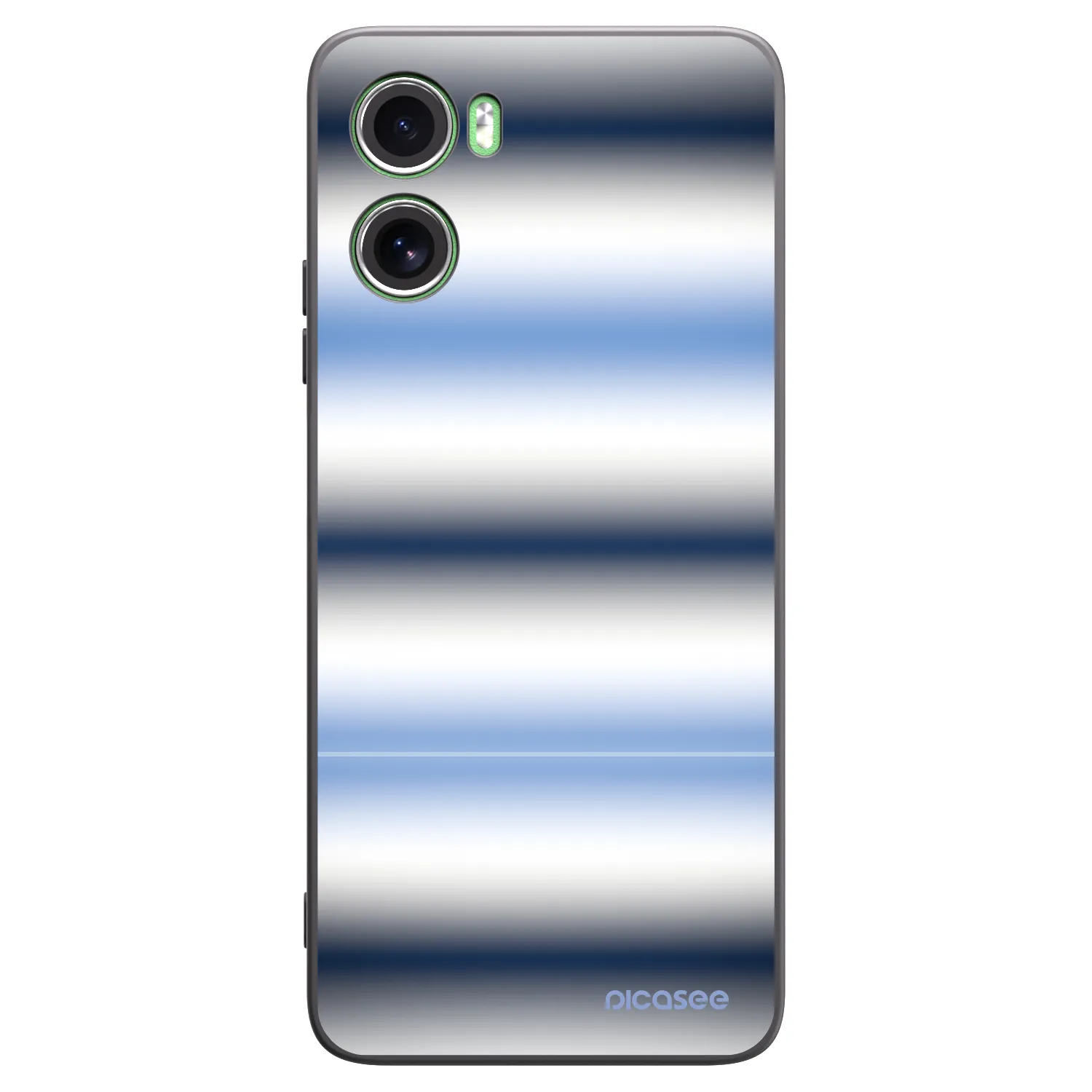 Picasee silikonový černý obal pro Motorola Moto G06 - Static Lines
