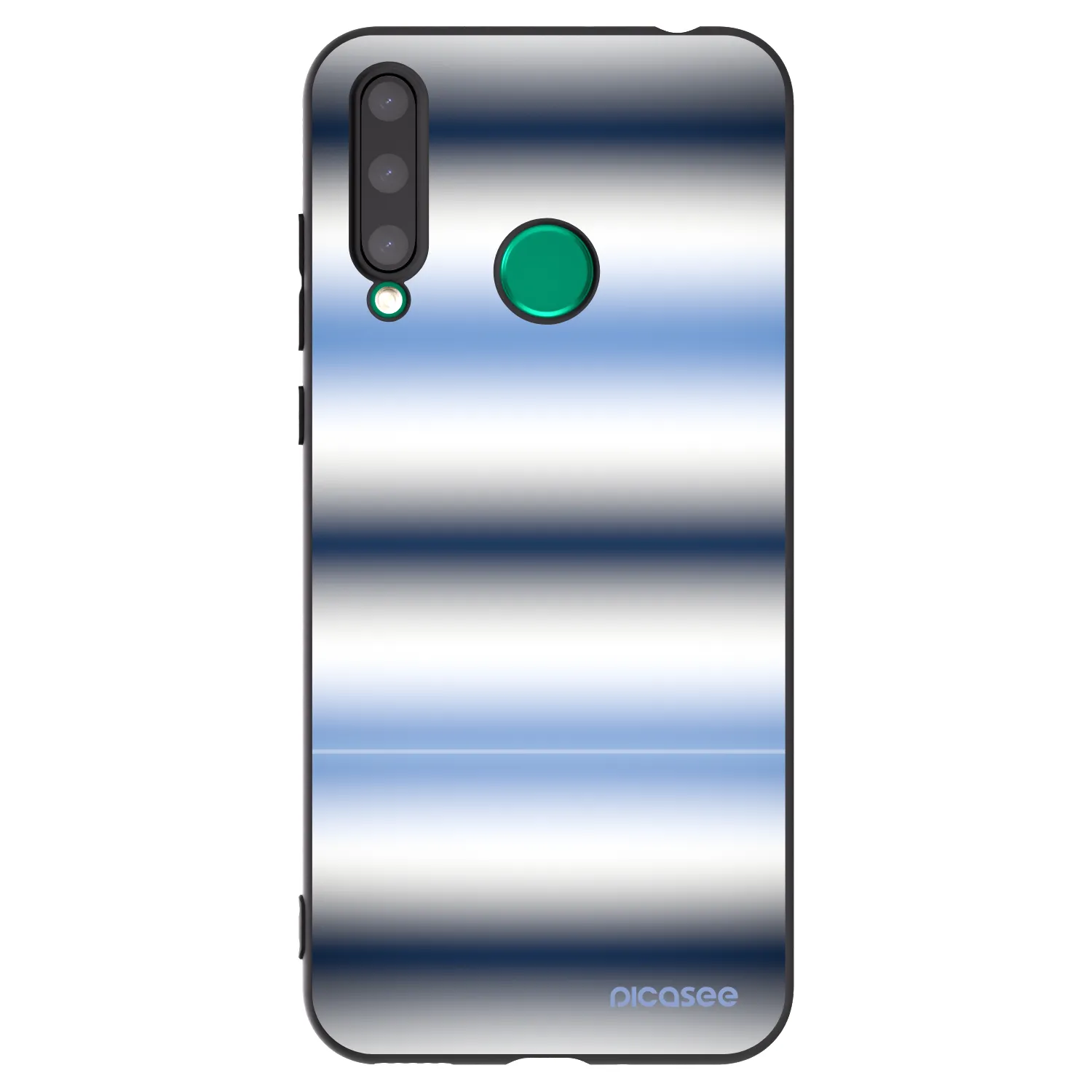 Picasee silikonový černý obal pro Honor 20 Lite - Static Lines