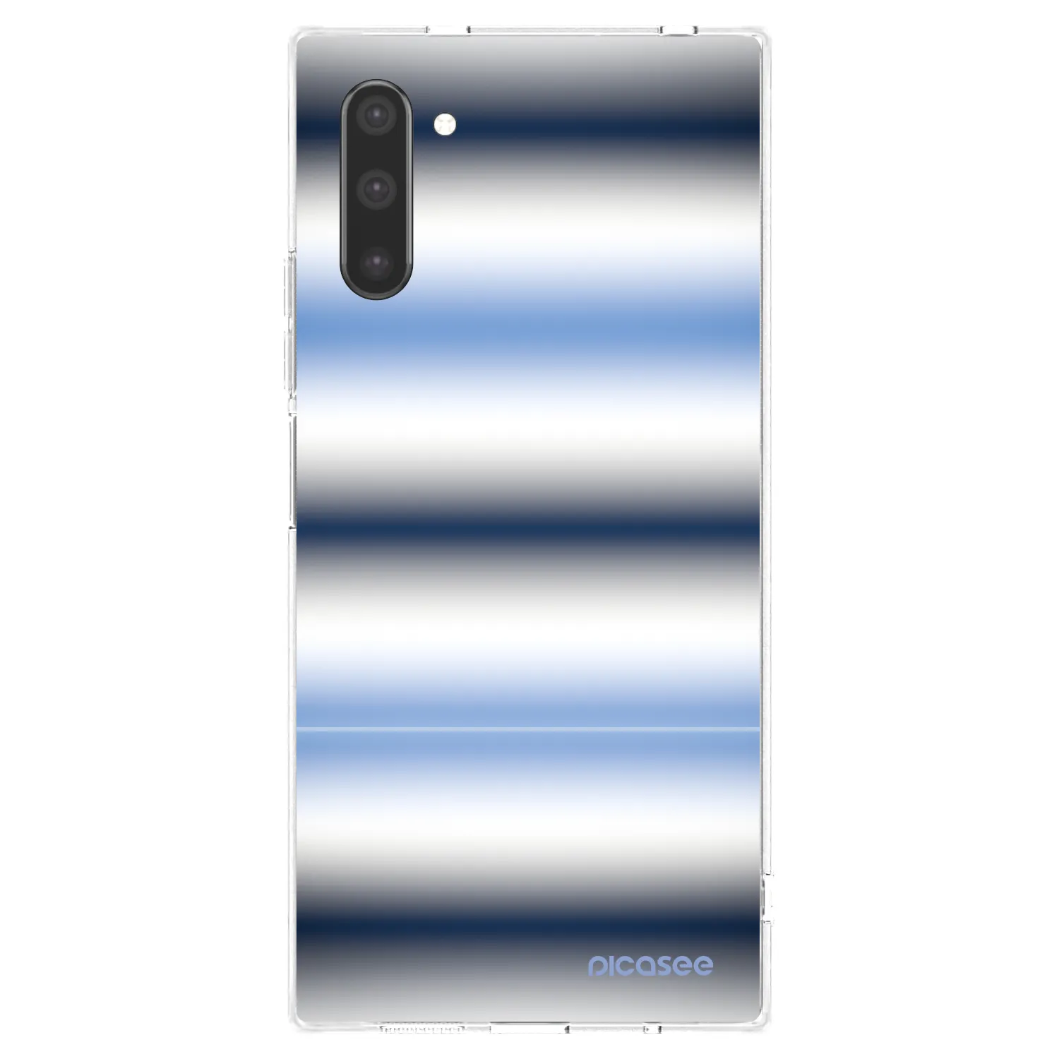 Picasee silikonový průhledný obal pro Samsung Galaxy Note 10 N970F - Static Lines