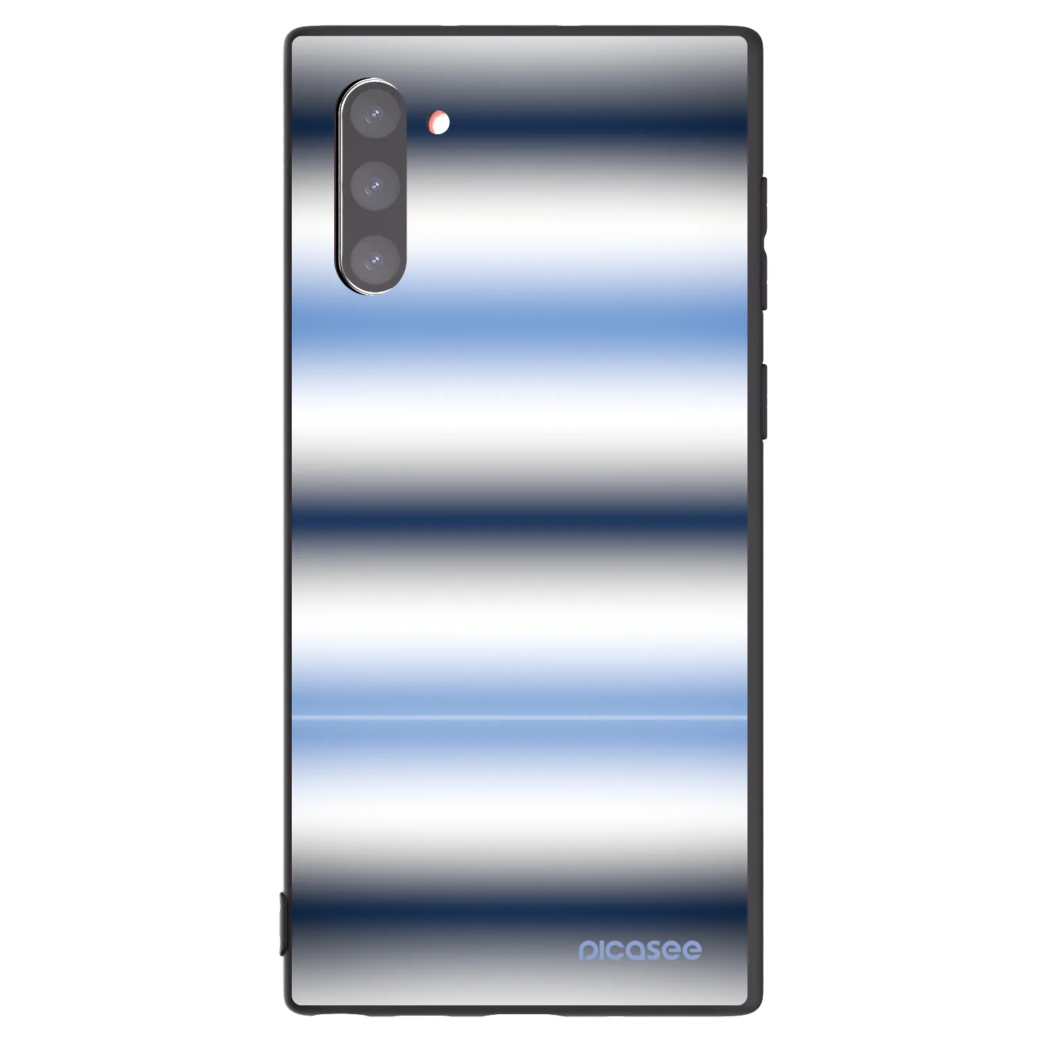Picasee silikonový černý obal pro Samsung Galaxy Note 10 N970F - Static Lines