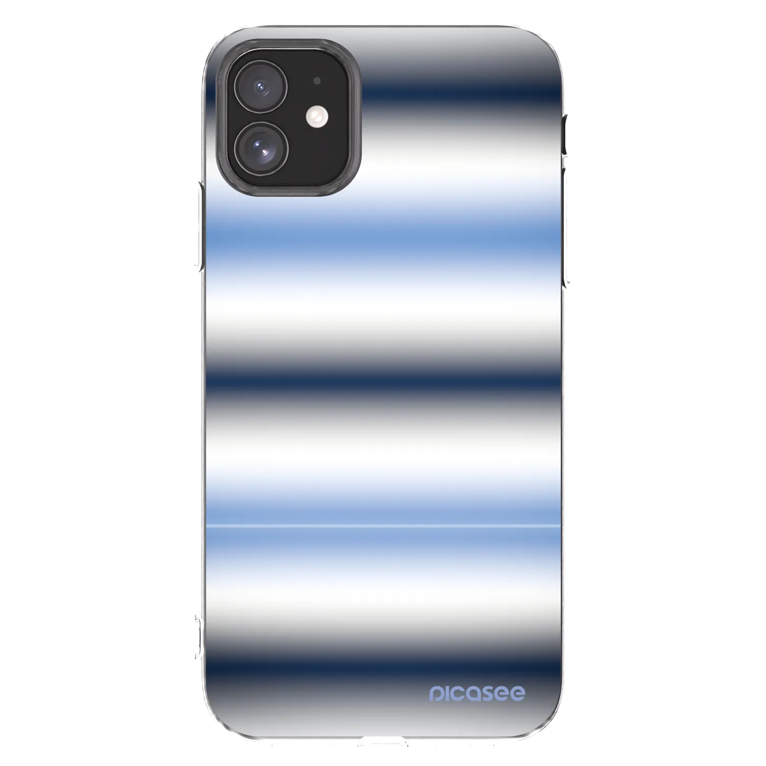 Picasee silikonový průhledný obal pro Apple iPhone 11 - Static Lines