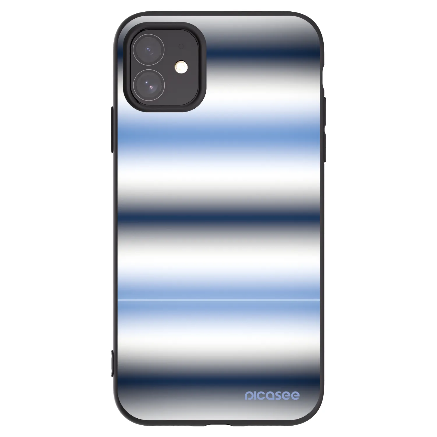 Picasee silikonový černý obal pro Apple iPhone 11 - Static Lines