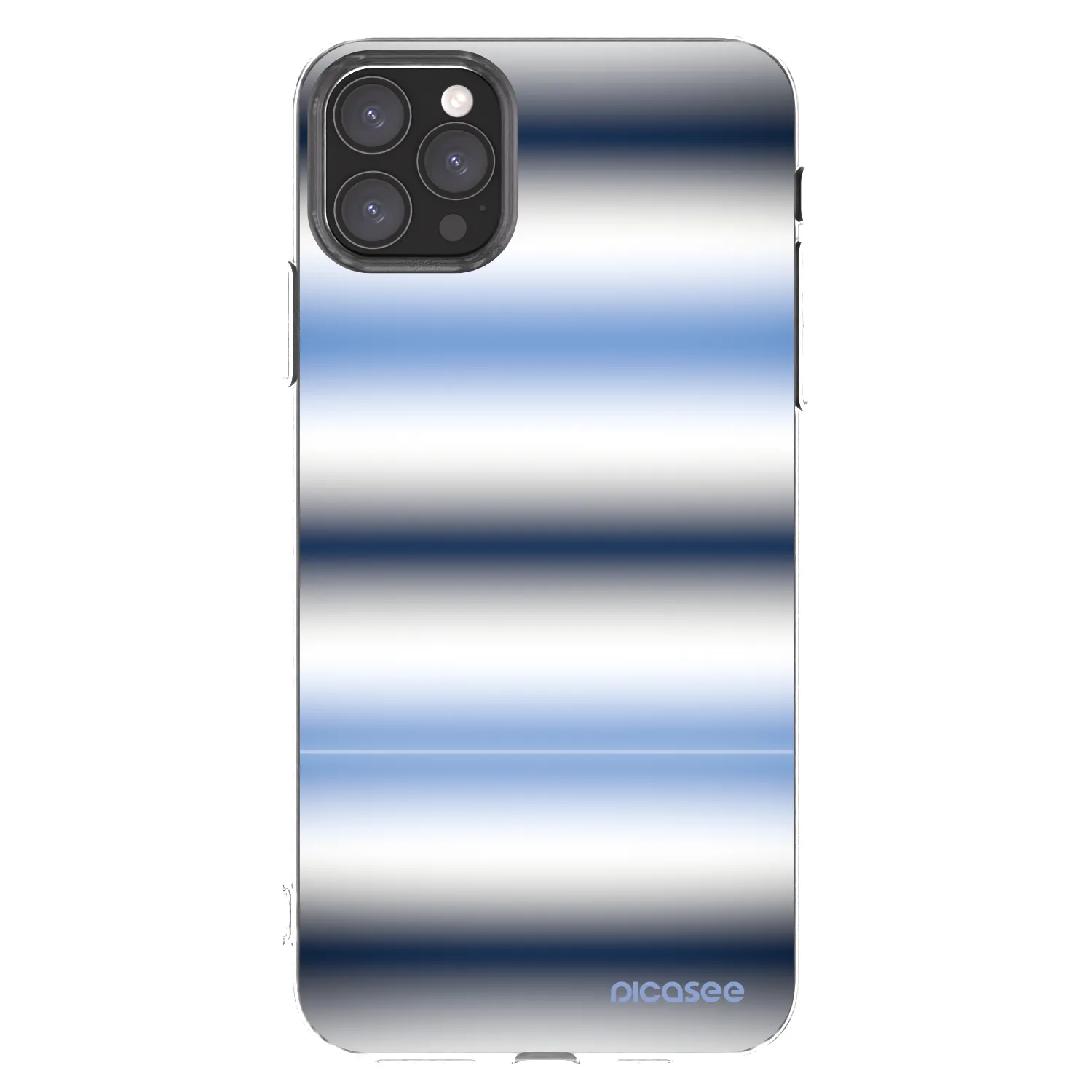 Picasee silikonový průhledný obal pro Apple iPhone 11 Pro Max - Static Lines