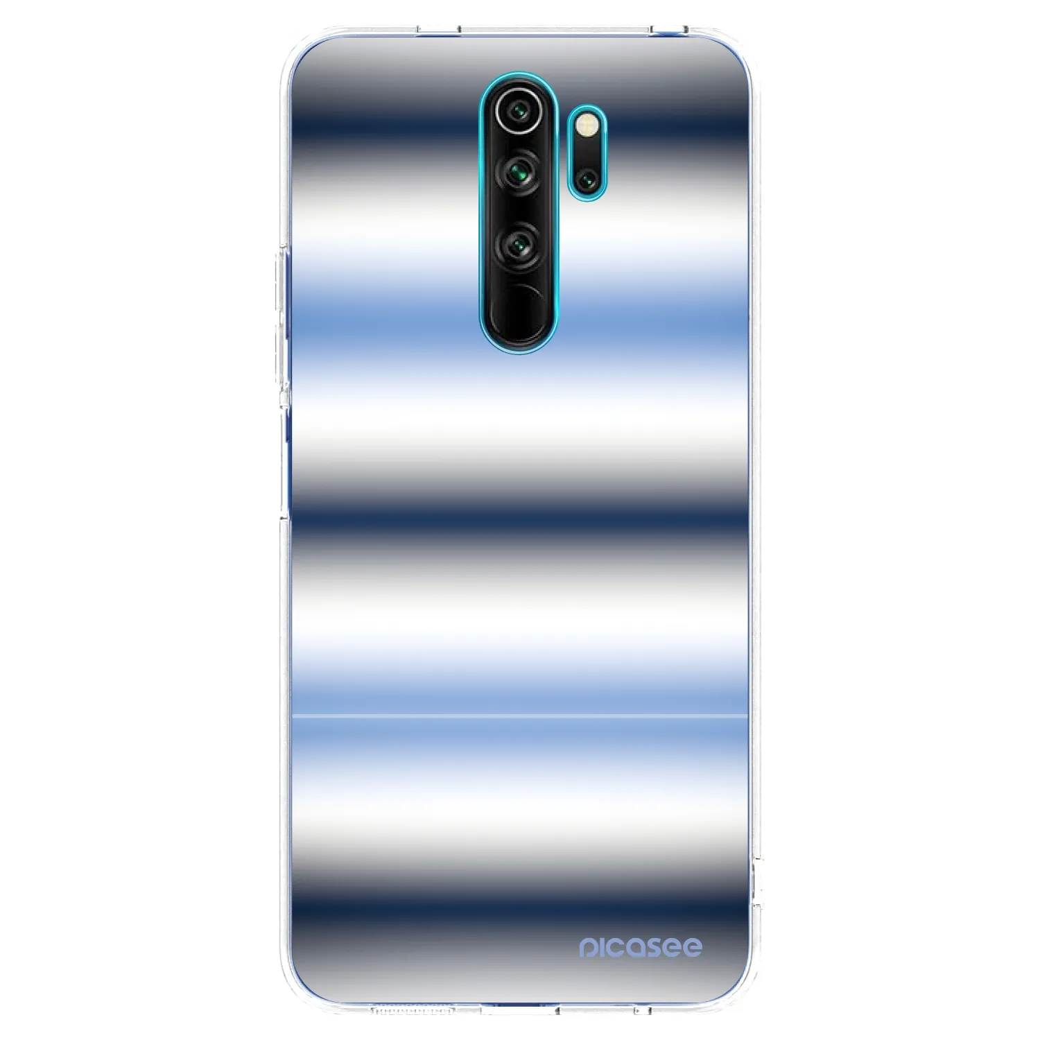 Picasee silikonový průhledný obal pro Xiaomi Redmi Note 8 Pro - Static Lines