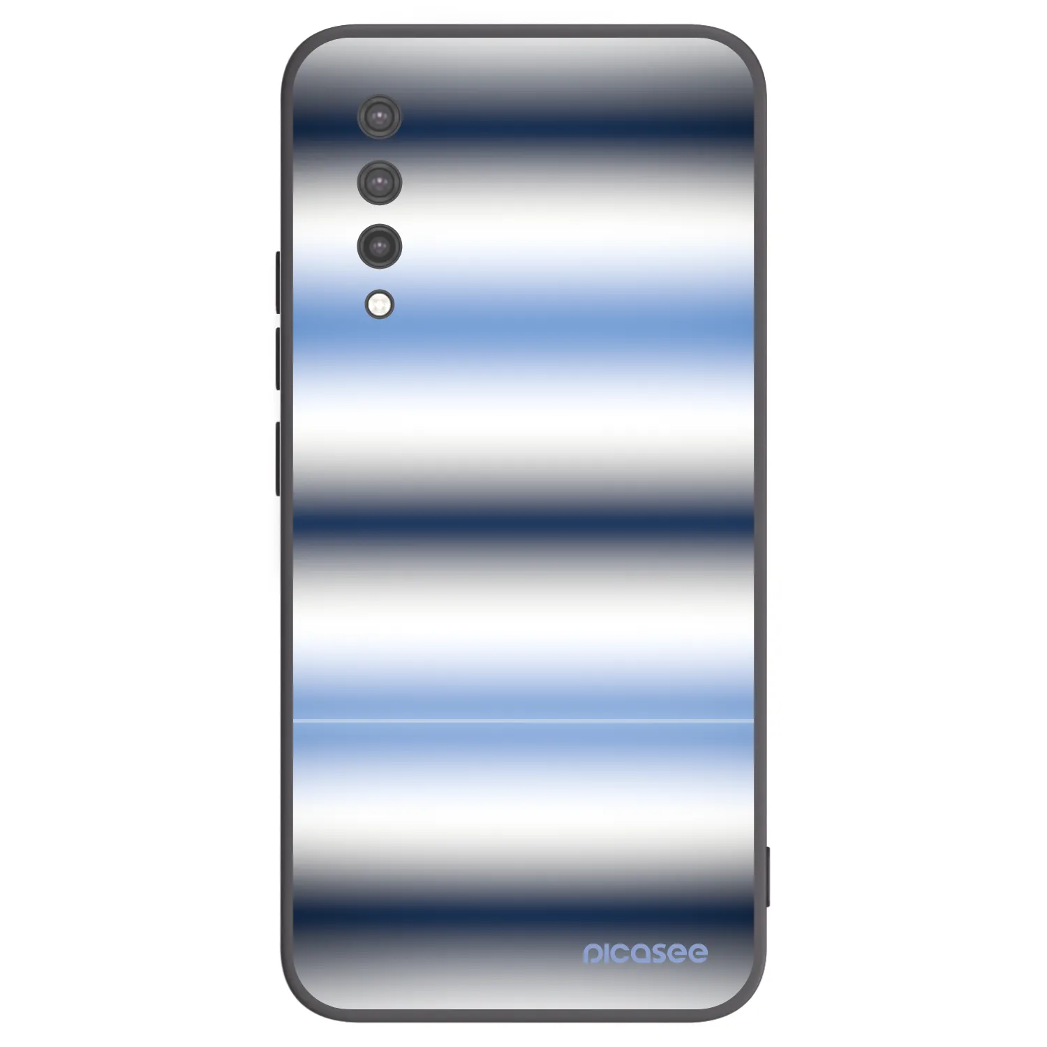 Picasee silikonový černý obal pro Xiaomi Mi 9 Lite - Static Lines