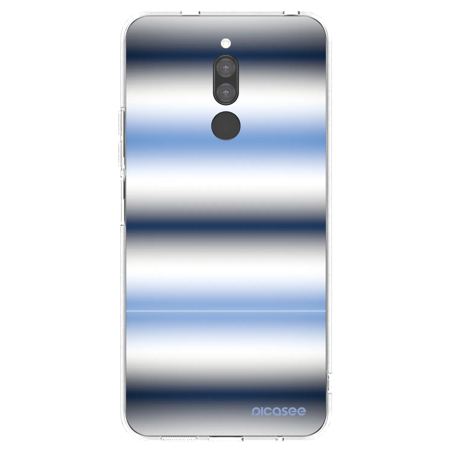 Picasee silikonový průhledný obal pro Xiaomi Redmi 8 - Static Lines