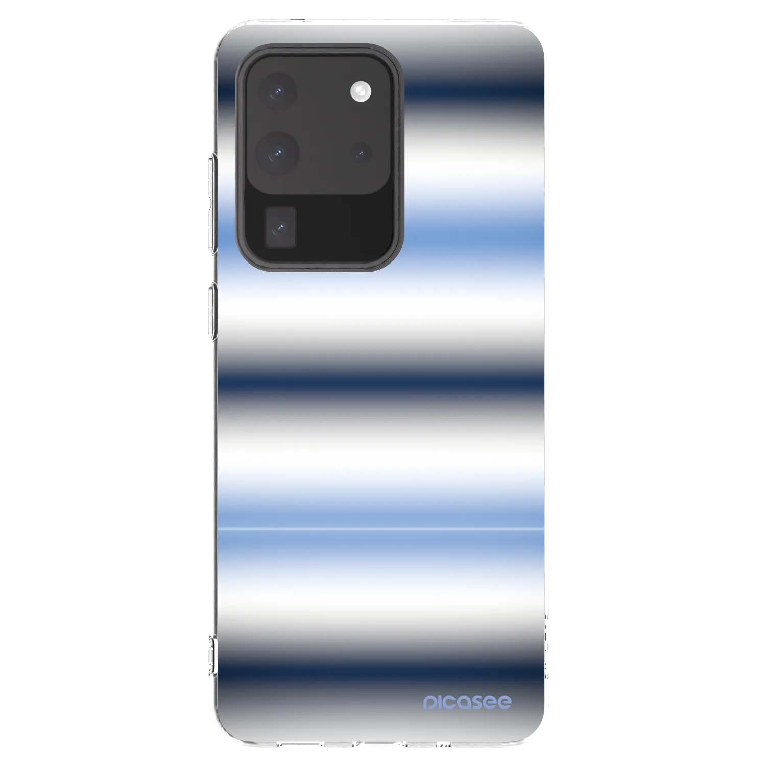 Picasee silikonový průhledný obal pro Samsung Galaxy S20 Ultra 5G G988F - Static Lines
