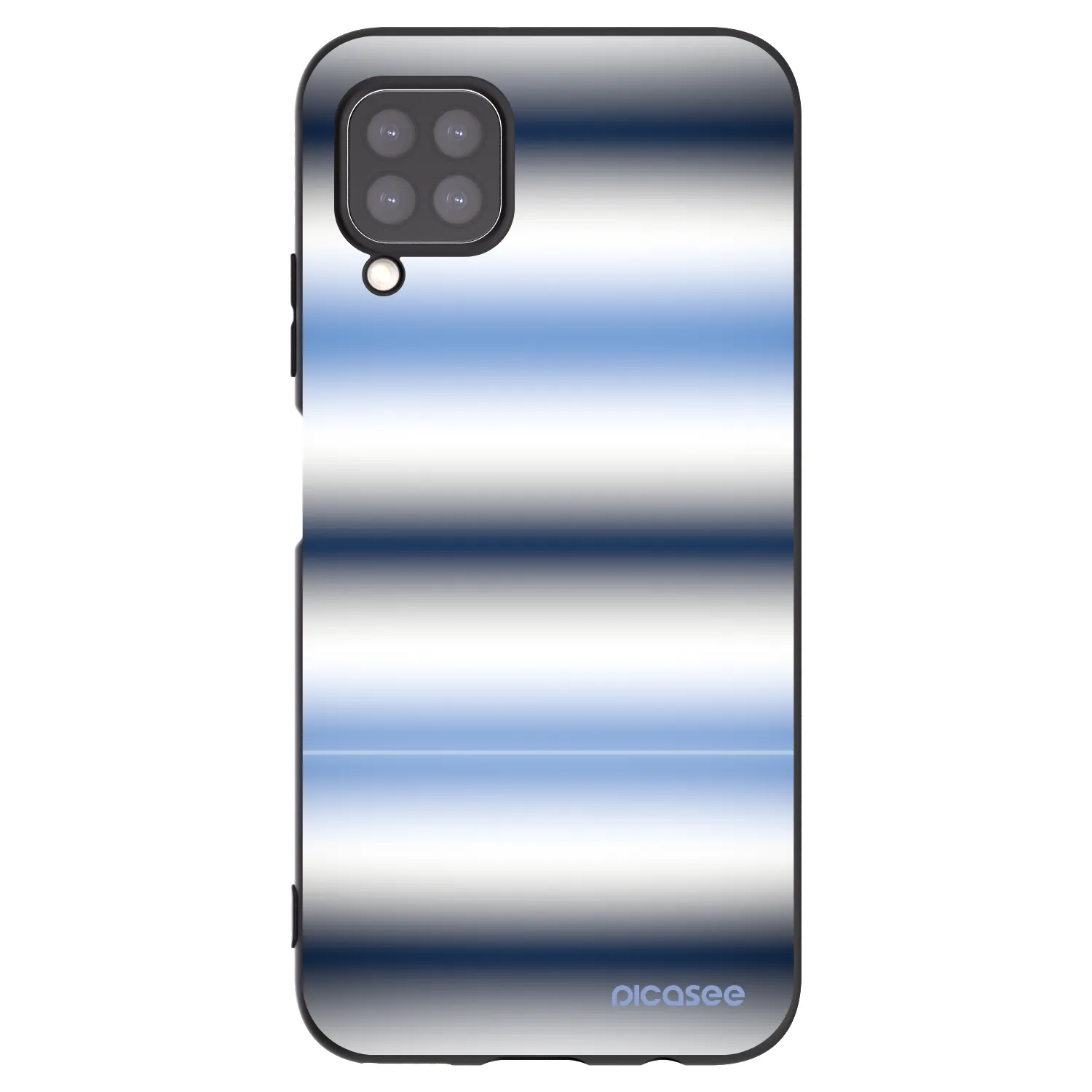 Picasee silikonový černý obal pro Huawei P40 Lite - Static Lines