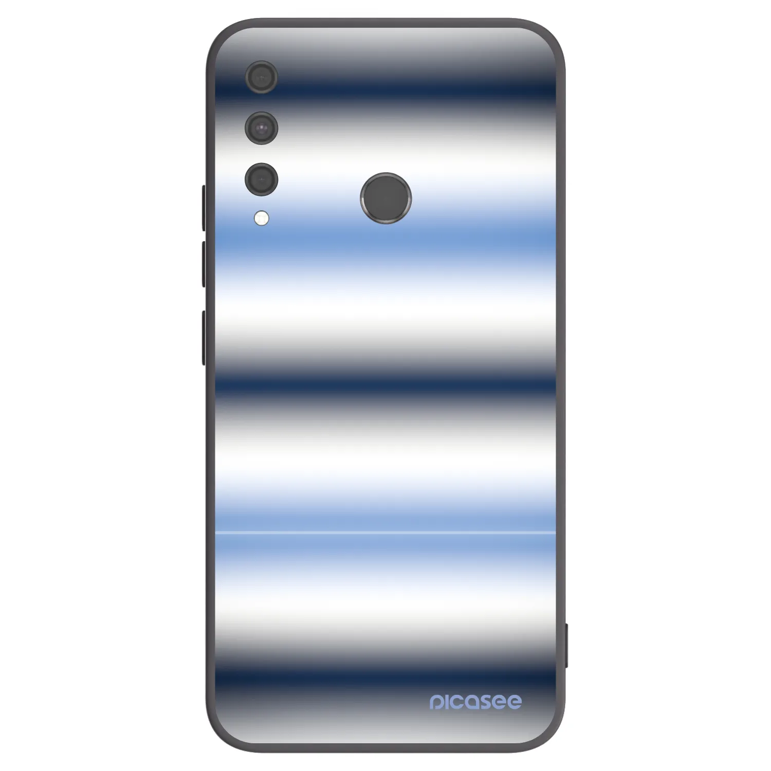 Picasee silikonový černý obal pro Huawei P40 Lite E - Static Lines