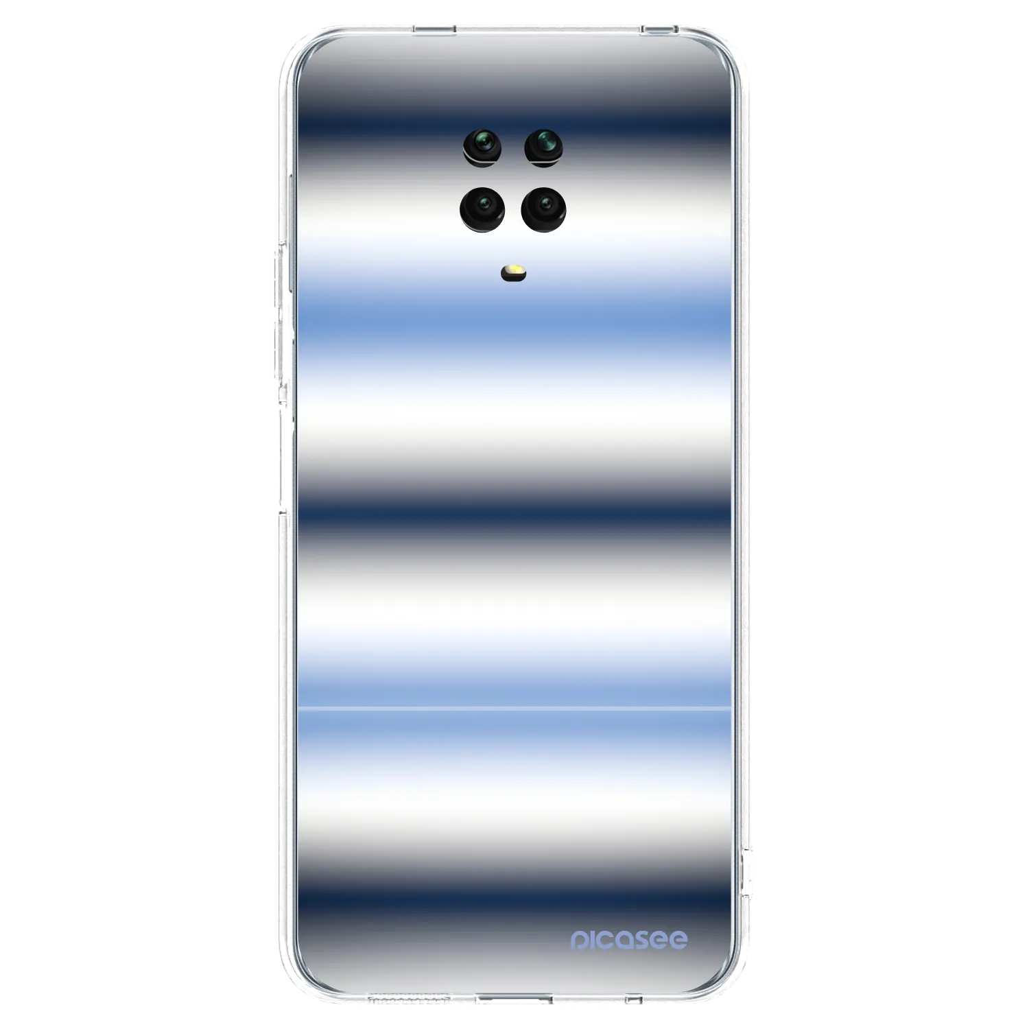 Picasee silikonový průhledný obal pro Xiaomi Redmi Note 9 Pro - Static Lines