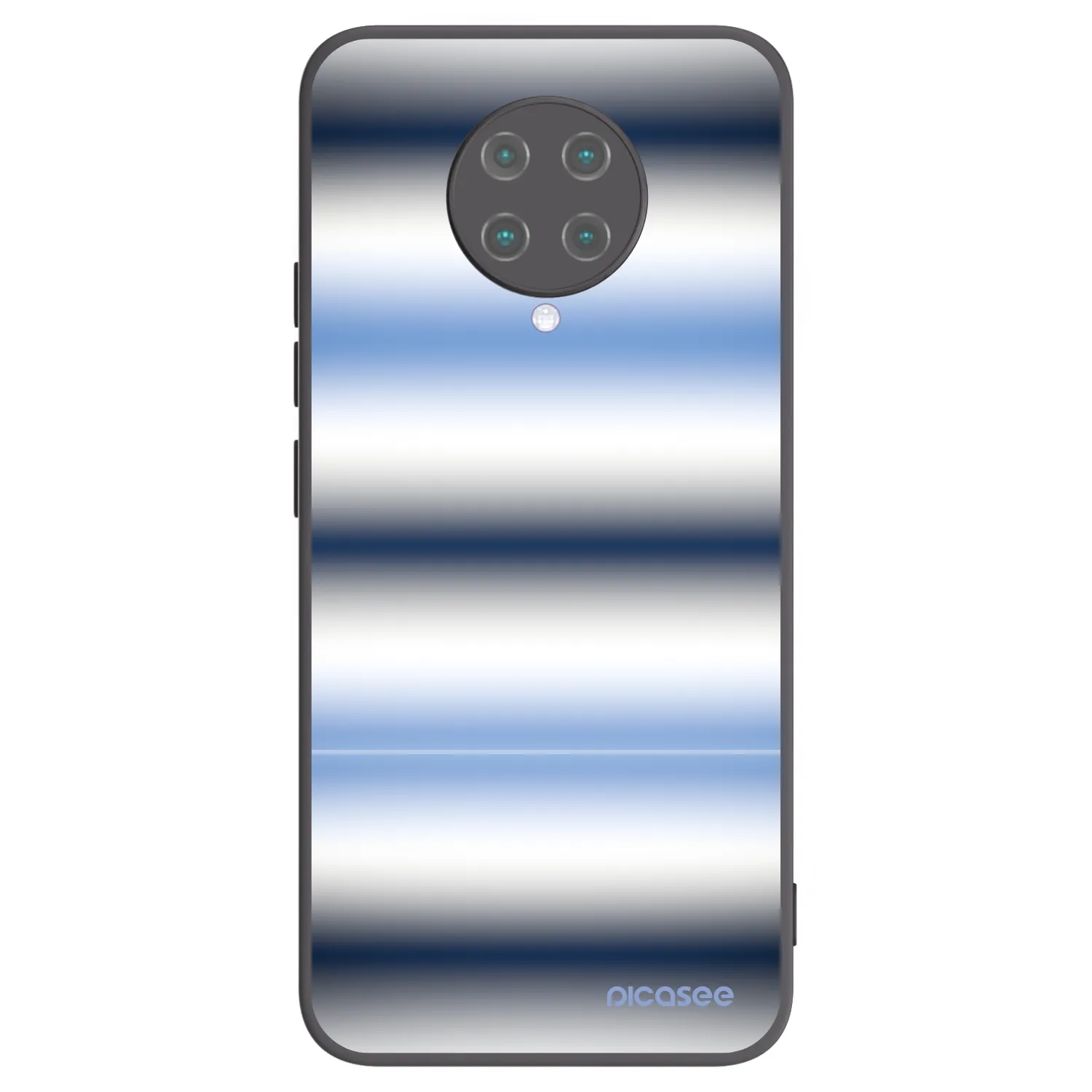 Picasee silikonový černý obal pro Xiaomi Poco F2 Pro - Static Lines