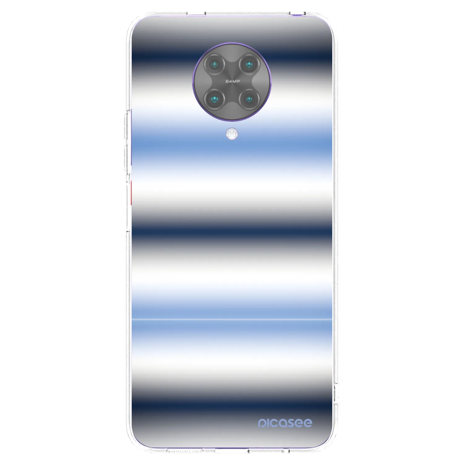 Picasee silikonový průhledný obal pro Xiaomi Poco F2 Pro - Static Lines