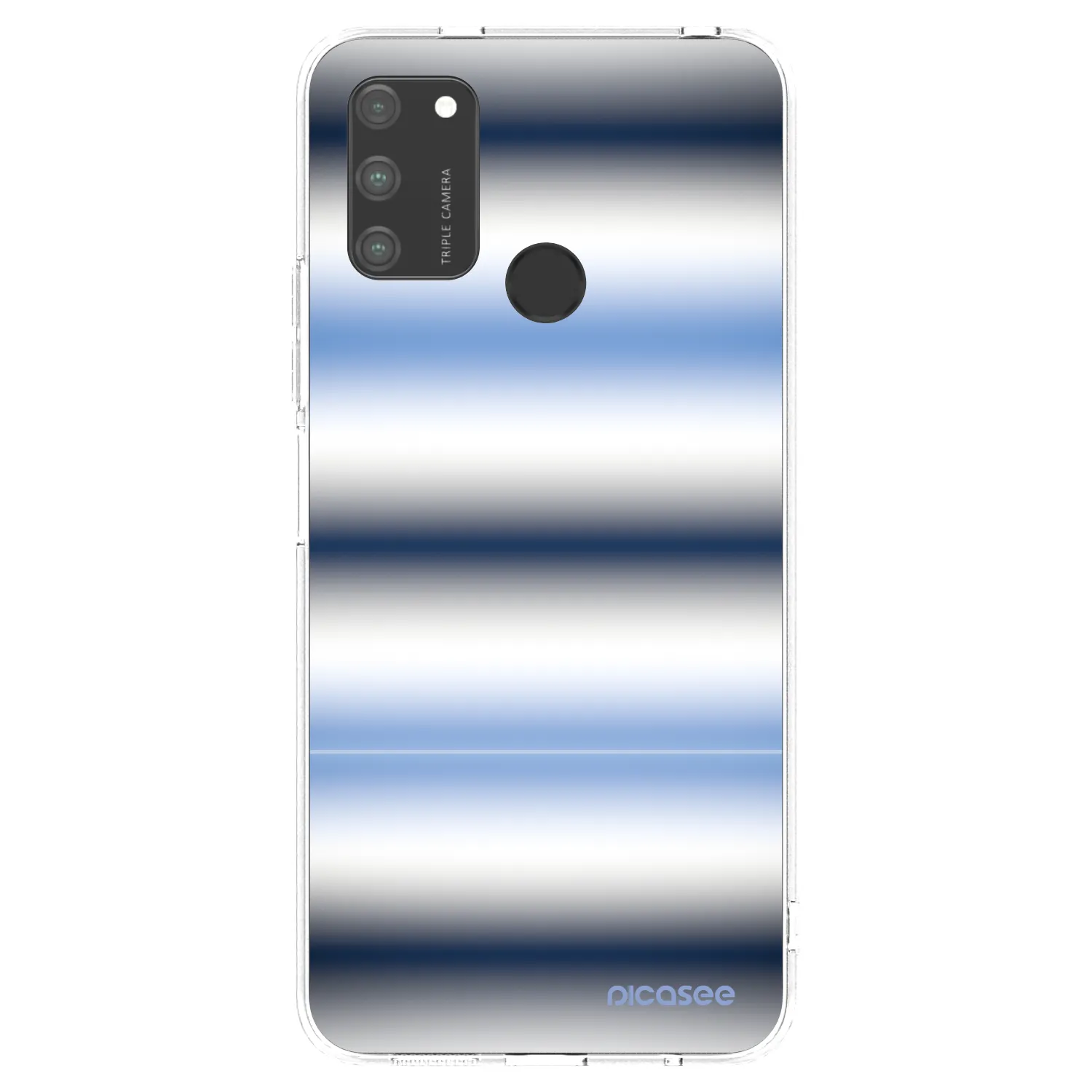 Picasee silikonový průhledný obal pro Honor 9A - Static Lines