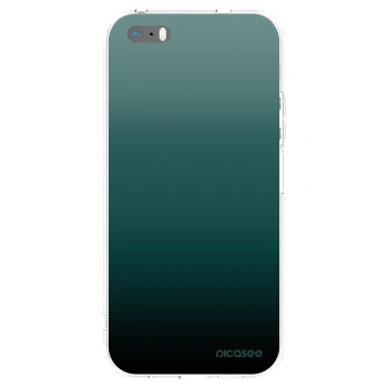 Picasee silikonový průhledný obal pro Apple iPhone 5/5S/SE - Verdant Fade