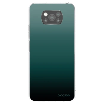 Picasee silikonový černý obal pro Xiaomi Poco X3 - Verdant Fade