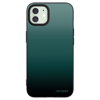 Picasee silikonový černý obal pro Apple iPhone 12 - Verdant Fade
