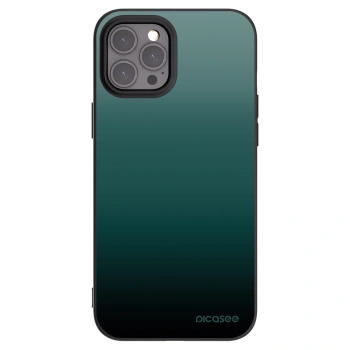 Picasee silikonový černý obal pro Apple iPhone 12 Pro Max - Verdant Fade