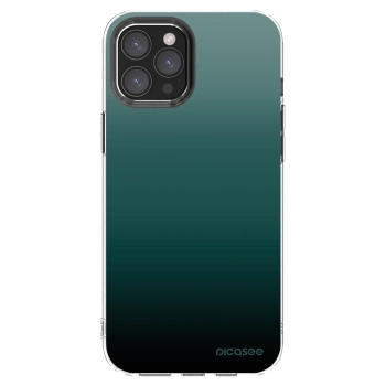 Picasee silikonový průhledný obal pro Apple iPhone 12 Pro Max - Verdant Fade