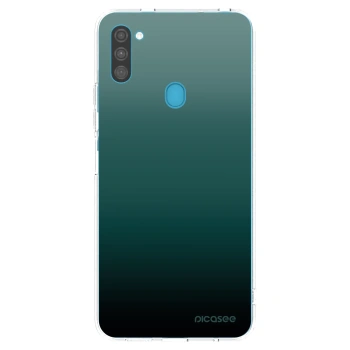 Picasee silikonový průhledný obal pro Samsung Galaxy M11 - Verdant Fade
