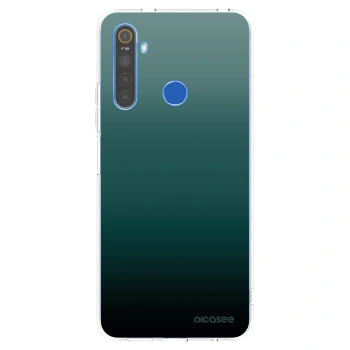 Picasee silikonový průhledný obal pro Realme 5 - Verdant Fade