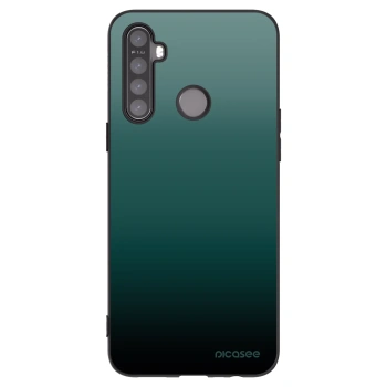 Picasee silikonový černý obal pro Realme 5 - Verdant Fade