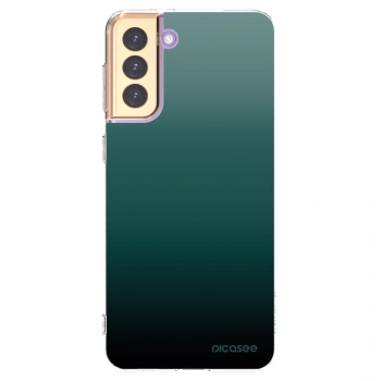 Picasee silikonový průhledný obal pro Samsung Galaxy S21+ 5G G996F - Verdant Fade
