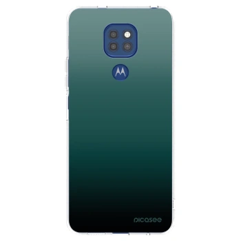 Picasee silikonový průhledný obal pro Motorola Moto G9 Play - Verdant Fade