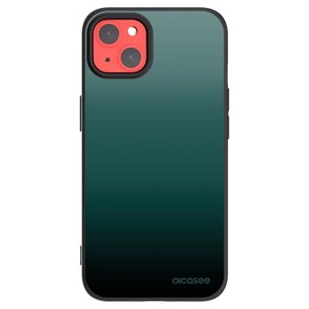 Picasee silikonový černý obal pro Apple iPhone 13 - Verdant Fade