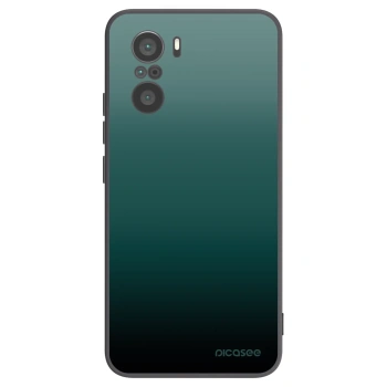 Picasee silikonový černý obal pro Xiaomi Poco F3 - Verdant Fade