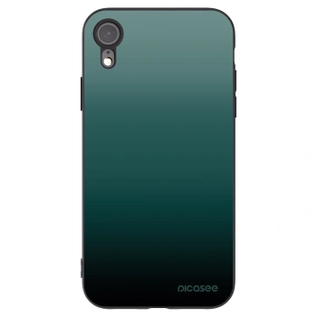Picasee silikonový černý obal pro Apple iPhone XR - Verdant Fade