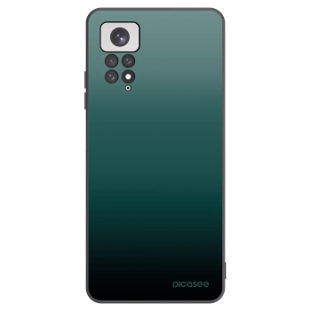 Picasee silikonový černý obal pro Xiaomi Redmi Note 11 - Verdant Fade