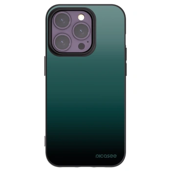 Picasee silikonový černý obal pro Apple iPhone 14 Pro - Verdant Fade