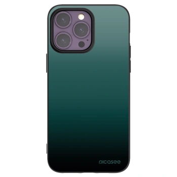 Picasee silikonový černý obal pro Apple iPhone 14 Pro Max - Verdant Fade
