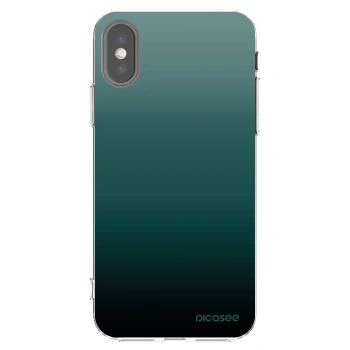 Picasee silikonový průhledný obal pro Apple iPhone X/XS - Verdant Fade