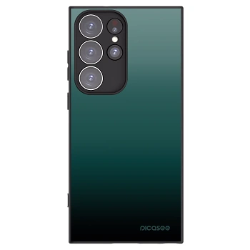 Picasee silikonový černý obal pro Samsung Galaxy S23 Ultra 5G - Verdant Fade