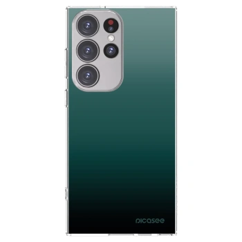 Picasee silikonový průhledný obal pro Samsung Galaxy S23 Ultra 5G - Verdant Fade