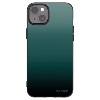 Picasee silikonový černý obal pro Apple iPhone 15 Plus - Verdant Fade