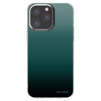 Picasee silikonový průhledný obal pro Apple iPhone 15 Pro Max - Verdant Fade