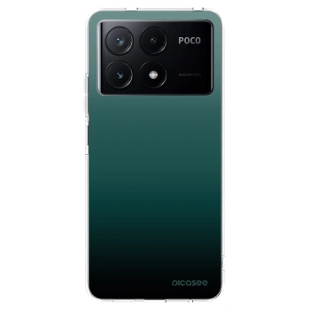 Picasee silikonový průhledný obal pro Xiaomi Poco X6 Pro - Verdant Fade