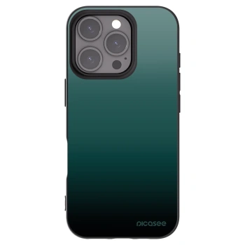 Picasee silikonový černý obal pro Apple iPhone 16 Pro - Verdant Fade