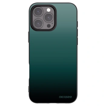 Picasee silikonový černý obal pro Apple iPhone 16 Pro Max - Verdant Fade