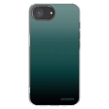 Picasee silikonový průhledný obal pro Apple iPhone 16e - Verdant Fade